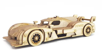 Model of racing car