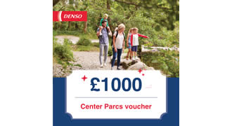 £1000 Center Parcs Voucher