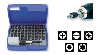 Premium set bitova 1/4 univerzalni, 51 dijelni, Berner