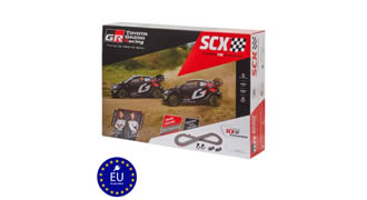 Set de curse cu masinuta pe pista TGR Yaris RALLY  la scara 1:32