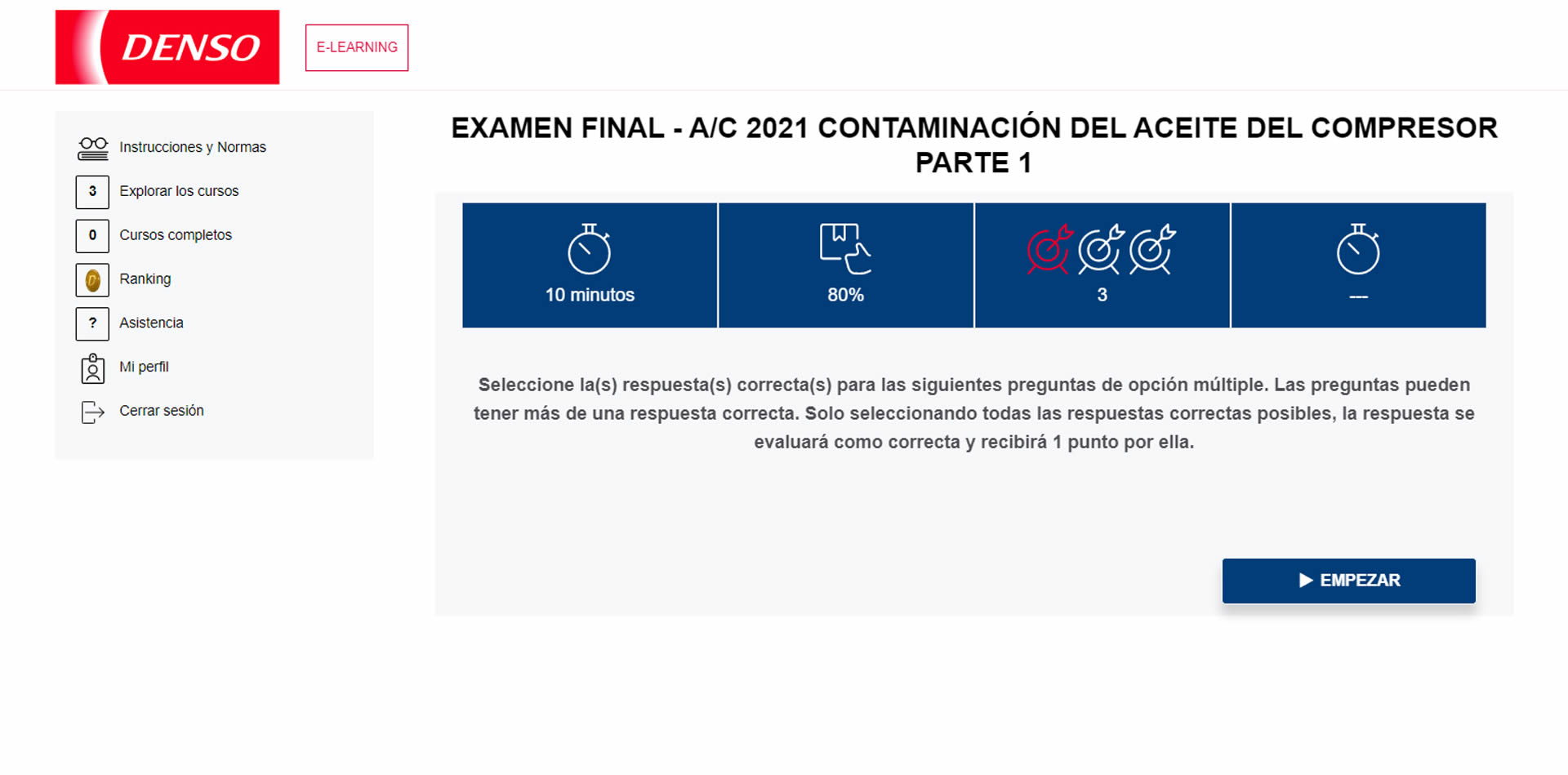 DENSO - Examen final